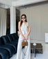 Women Elegant Button Down Vest With Trousers Sets